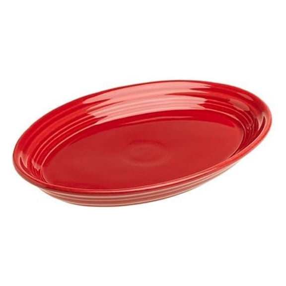 Fiesta 9-5/8-Inch Oval Platter, Scarlet