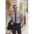 thumbnail image 5 of COOFANDY Mens Dress Shirts Casual Long Sleeve Button Down Shirt Wrinkle Free Formal Business Shirts, 5 of 7