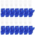 thumbnail image 1 of 100 clips para credenciales con correas transparentes para tarjetas de identificación, pequeños porta credenciales, clips de plástico para credenciales, 1 of 8