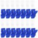 thumbnail image 1 of BRIGHTFUFU 100 clips para credenciales con correas transparentes para tarjetas de identificación, pequeños porta credenciales, clips de plástico para credenciales., 1 of 8
