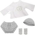 thumbnail image 2 of Miaio 14 inch Reborn Baby Dolls Clothes - Newborn Baby Doll Matching Outfit Accessories Gift Set - K, 2 of 6