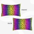 thumbnail image 4 of Bixox Animal Paw Rainbow Printed Pillow Protector,Super Soft Ideal for Home,Guests,Rentals - 16"x24", 4 of 8