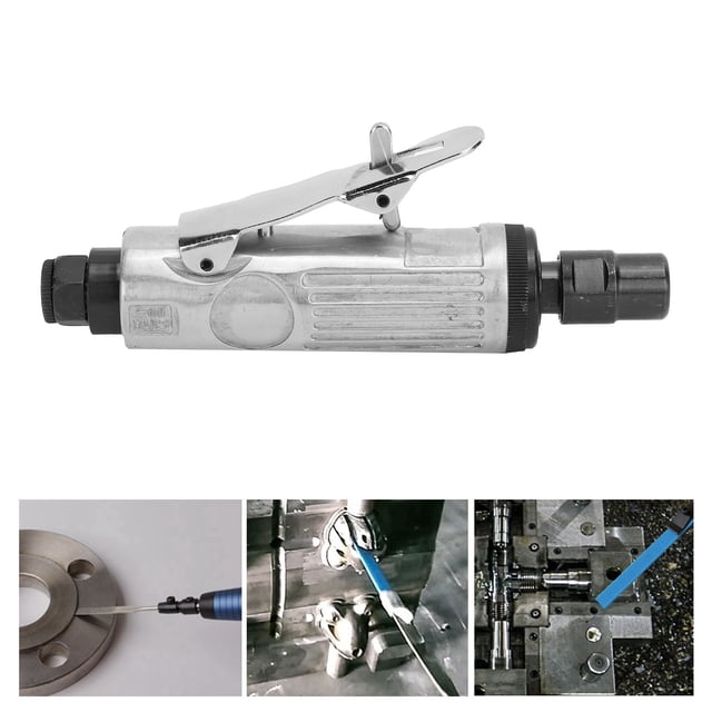 Amoladora neumática pulidora neumática Velocidad de 22000 rpm Entrada de aire de 1/4 pulg Para recorte de rebabas para pulido artesanal para decoración del hogar ANGGREK Otros