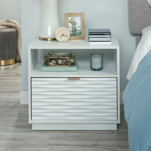 Sauder La Collection Morgan Main Chevet en Finition White