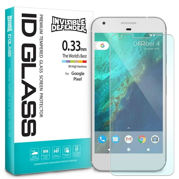 Google Pixel Screen Protector - Invisible Defender Glass [TEMPERED GLASS] HD Quality, Strong Clear Protection, Anti-Scratch Technology