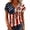 A1-Multicolour, variant on 4th of July T-Shirts for Women's 250th Anniversary Patriotic Graphic Casual Tee Style Short Sleeve T Shirt For Independence Day Celebration And Summer Outfit Multicolour L