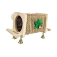 thumbnail image 2 of Casa para pájaros tejida a mano, nido para loros, cabaña colgante para pájaros, pajarito, pinzón, pájaro Montaje lateral S, 2 of 9