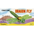 thumbnail image 3 of Retrobot 24x14 Black Modern Framed Museum Art Print Titled - Cragstan Dragon Fly, 3 of 5