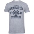 thumbnail image 1 of Marvel - Camiseta Property Of Captain America para Hombre (Gris Jaspeado), 1 of 3