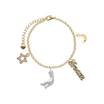 Delight Jewelry Buddha Hand (Charity & Compassion) Goldtone Dream Big Charm Bracelet, 7.5 2" Extender