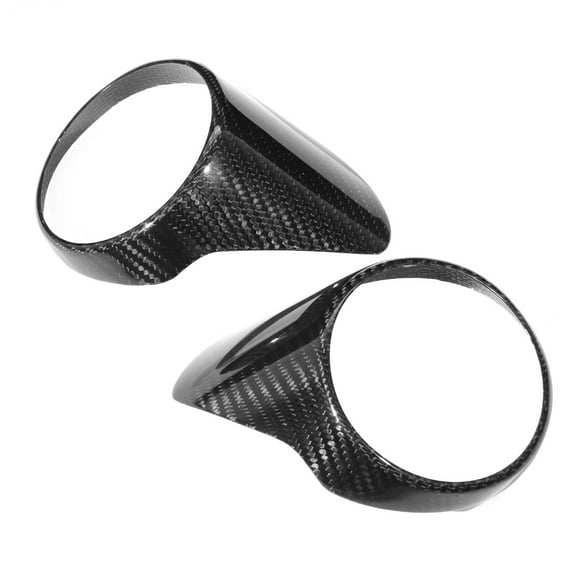 1 par de cubiertas de ventilación de aire acondicionado trasero de fibra de carbono para Alfa Romeo Giulia 17-19 Jadeshay A