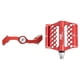 thumbnail image 5 of Pedales para bicicleta BMX 1/2 aluminio rojo rojo M, 5 of 5