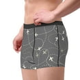 thumbnail image 4 of Disketp Airplane Routes Around The World Men'S Boxer Briefs,Soft And Breathable Cotton Underwear With Comfortflex Waistband, 4 of 8