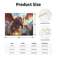thumbnail image 2 of Logiee Ferocious Dragon Fury Print Canvas Wall Art ,Art Poster,Canvas Decorative Picture,Decor Wall Pictures for Living Room Bedroom Bathroom,Ready to Hang, 2 of 6