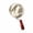 Beige, variant on Reusable Coffee Cloth Strainer, Tea Colador, Flannel Pour Over Filter with Wooden Handle, Handmade Brewing Filter for French Press, Drip Coffee, Eco Friendly