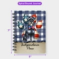 thumbnail image 5 of Patriotic Schnauzer 4th of July Independence Paws Spiral Bound Journal Miniature Schnauzer Dog Lover 5x7in Spiral Notebook - 02010, 5 of 5