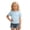 AB102 Light Blue, variant on Gunia Solid Color T Shirts For Kids Girls Size 18-24 Months Short Sleeve Crew Neck Beige Ruffled Tops Infant Girls Summer Breathable Tshirts