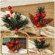thumbnail image 3 of GOOHOCHY 2 anillos para servilletas navideñas con forma de bayas, broches para servilletas, decoración de mesa., 3 of 7