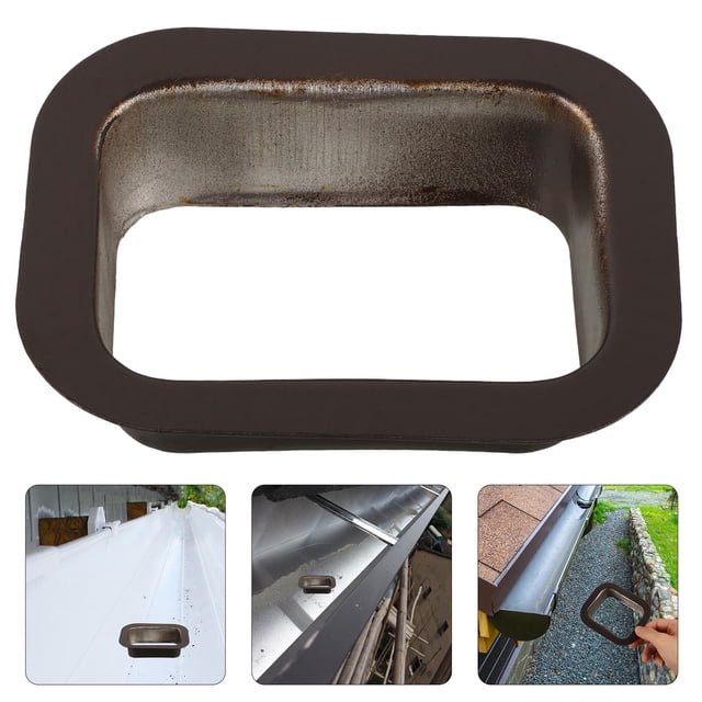 HEALEEP Pièces de Gouttière en Alliage d'Aluminium Compact pour Café Usage Extérieur 1Pcs
