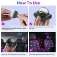 thumbnail image 4 of Delibang Mini Disco Ball Lights, USB RGB LED Party Lights Sound Activated w/ Cover DJ Lighting Room Car Deco, 4 of 9