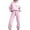 03#Pink, variant on Womens Sweatsuits 2 Piece Set Fashion Clothing Winter Oversized Long Sleeve Hoodie Sweatpants Fall Tracksuits Green XL