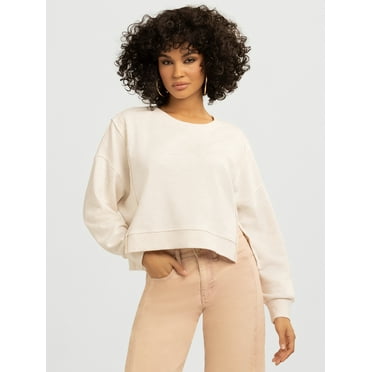 Jessica Simpson Women's Philomenia Knit Denim Pullover Top, Sizes XS-4X