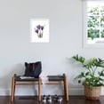 thumbnail image 3 of Art.com Purple Gentian Triplet Premium Giclee Print by Albert Koetsier, White Frame Wall Art, 17" x 21", 3 of 5