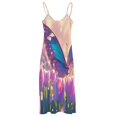 thumbnail image 5 of Vibe Blooming Tulips Design Sleeveless Dress Woman Fashion Long Dresses Women's Summer Suit Dress 2025, 5 of 7