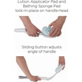 thumbnail image 3 of Juvo Products BWRS01 Replacement Bath Sponges for Combination Lotion Applicator & Bathing Wand, Pack of 2, 3 of 6