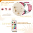 thumbnail image 4 of Strawberries Flameless Candles&nbsp;LED Lights Battery Operated Candles with Remote and Timers Flicker Lights Votive Set of 2, 4 of 7