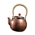 thumbnail image 3 of Tetera de cobre CUTICAT Hecha a mano Retro 1.3L para Cocina Casa de té Regalo para amantes del té, 3 of 8