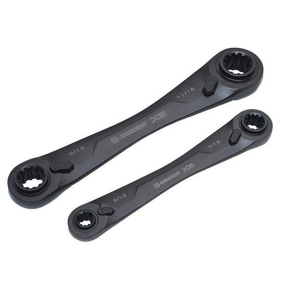 Crescent X6 Ratcheting Spanner Set, 2 Piece