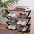 thumbnail image 5 of Tier Small Shoe Rack - Small Shoe Rack - Stable and Narrow Shoe Storage - Storage Organizer for Closet Entry Hallway Quick Assembly - Black, 5 of 5