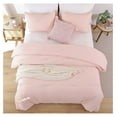 thumbnail image 5 of TiaGOC California King Comforter Set Blush, 3pcs (1 Boho Light Cal King Comforter & 2 Pillowcases), All Season Bedding Bedspread Blanket Quilts, 5 of 9