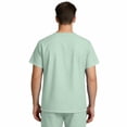 thumbnail image 4 of Yifymode Unisex V Neck Short Sleeve Medical Scrub Top, Three Pockets Lightweight Breathable Work Top Mint Green S, 4 of 4