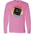 thumbnail image 3 of Inktastic Turn Table Record Player Retro Long Sleeve T-Shirt, 3 of 5