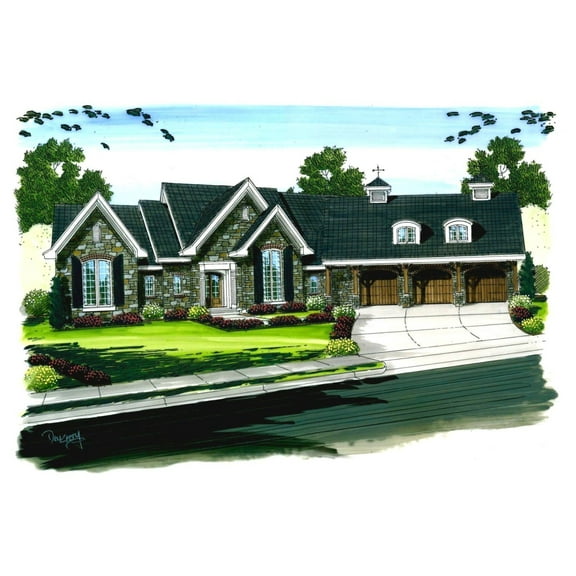 Advanced House Plans: Builder Ready Blueprints | Stoneridge 29080 | 1 Story Plan