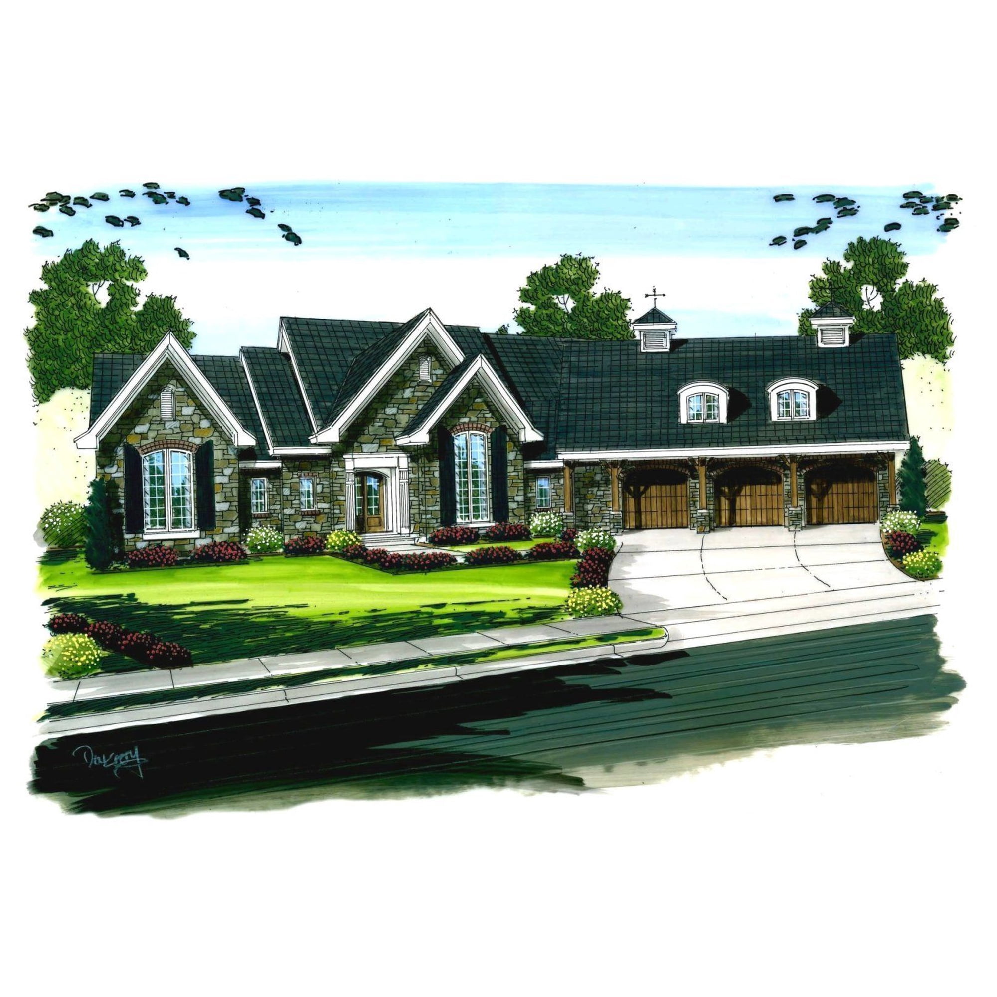 Advanced House Plans: Builder Ready Blueprints | Stoneridge 29080 | 1 Story Plan