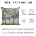 thumbnail image 5 of Chilfamy Trees Flowers Blue Sky Fashion Style Dirt-Resistant Throw Pillow Covers for Couch Sofa Bed Living Room Bedroom Car Fashion All Seasons Pillowcase 1PC 20x20in, 5 of 5