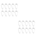 thumbnail image 3 of Advancent 10 piezas Ganchos para azulejos de techo Fácil instalación flexible Resorte automático Diseño simple Letrero colgante Techo F5 Type3 NO3 Advancent CBP456339, 3 of 5