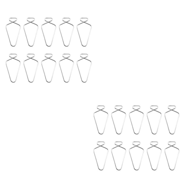 Ganchos de Techo Wosthever 10 piezas acero inoxidable flexible letrero colgante automático oficina aula Techo F5 Type3 NO3