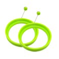 thumbnail image 4 of xinxixnxx Non Stick Fried Egg Mold Breakfast Egg Sandwich Maker Silicone Round Frying Egg Rings Pancake Shaper Mold with Handle, 4 of 9