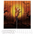 thumbnail image 1 of Cortinas de miedo Impresoras 3D Casa Decoración Drapes Halloween Mano Decoraciones de Navidad Bar Accesorios para cocina Cuarto de baño S 2 piezas sidaley HA011127-01, 1 of 7