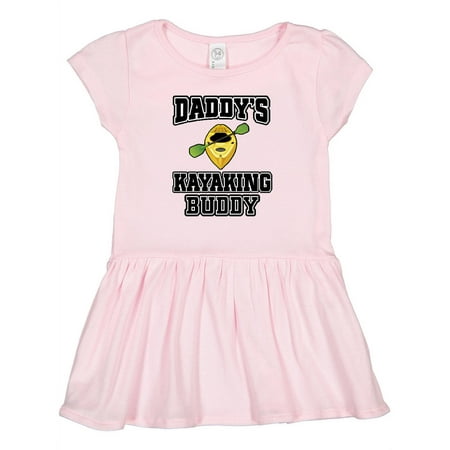 

Inktastic Kayak Gifts Daddy Kayaking Buddy Gift Toddler Girl Dress
