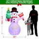 thumbnail image 3 of TAIMASI Inflables Navideños de 5 Ft para Exteriores, Snowman Inflable de Navidad con Luces LED, Decoración de Invierno para Exteriores para Fiesta Festiva en Patio, Jardín y Césped, Árbol de Navidad, 3 of 7