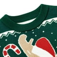 thumbnail image 5 of Kuleyang Little Boys Girls Christmas Elk Sweaters Xmas Winter Cute Knit Cartoon Prints Unisex Top Clothes Green 5 Years, 5 of 9