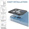 thumbnail image 3 of Protector de cámara trasera Alpine Blue compatible con iPhone 13 Pro y iPhone 13 Pro Max, [aleación de aluminio], cobertura total y película protectora dura 9H, 3 of 5