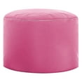 thumbnail image 1 of Gouchee Home Dotcom Brava – Pouf rond imperméable de couleur rose avec billes de polystyrène, fabriqué au Canada, élégant et léger, pour le salon ou la chambre à coucher., 1 of 5