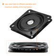 thumbnail image 3 of Uxcell Metal Lazy Susan Turntable Rotating Swivel Hot Rolled Steel Square Shape 7.5 inch Black, 3 of 6