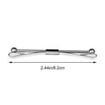 thumbnail image 3 of vlrwzc Men's Classic Tie Clips Shirt Collar Clip Collar Bar for Necktie, Metal Necktie Bar Pinch Clips Tie Pins, 3 of 7